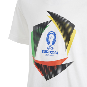 EURO 2024 dětské tričko Ball white