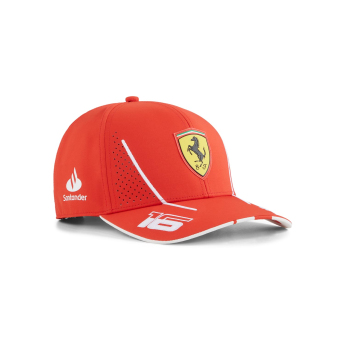 Ferrari dětská čepice baseballová kšiltovka Driver Leclerc red F1 Team 2024