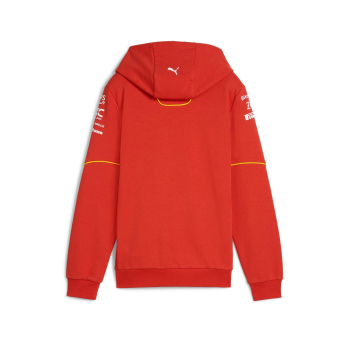 Ferrari dětská mikina s kapucí Driver Hoody red F1 Team 2024