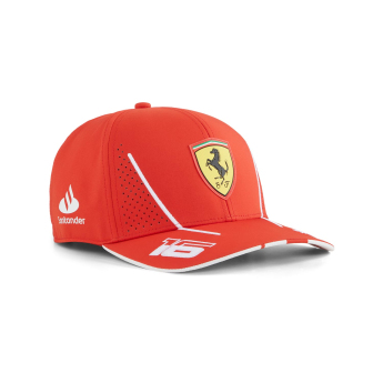 Ferrari čepice baseballová kšiltovka Driver Leclerc red F1 Team 2024