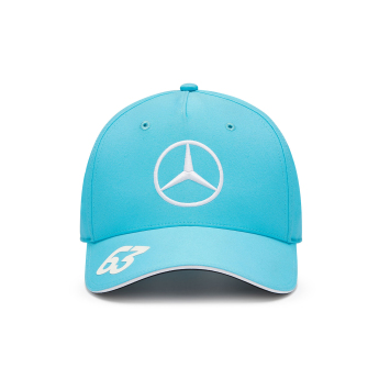 Mercedes AMG Petronas dětská čepice baseballová kšiltovka Driver George Russell blue F1 Team 2024