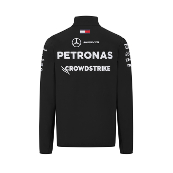 Mercedes AMG Petronas pánská bunda Driver softshell black F1 Team 2024