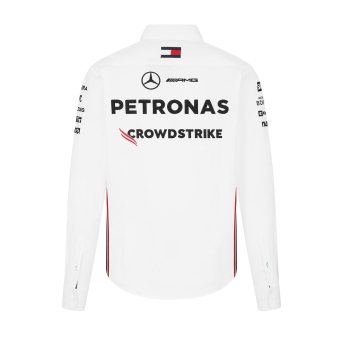 Mercedes AMG Petronas pánská košile Driver White F1 Team 2024
