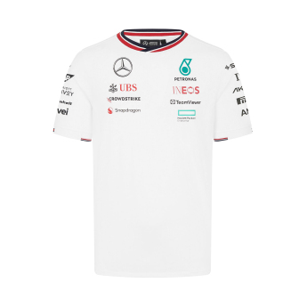 Mercedes AMG Petronas pánské tričko Driver White F1 Team 2024