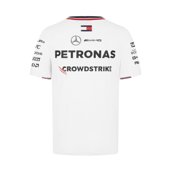 Mercedes AMG Petronas pánské tričko Driver White F1 Team 2024