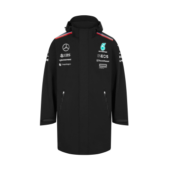 Mercedes AMG Petronas pánská bunda s kapucí black F1 Team 2024