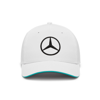 Mercedes AMG Petronas čepice baseballová kšiltovka Driver White F1 Team 2024