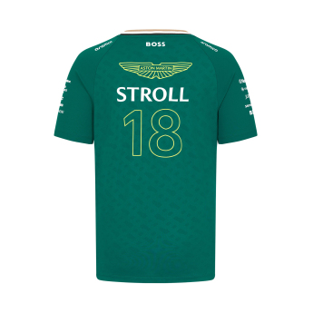 Aston Martin pánské tričko Lance Stroll green F1 Team 2024