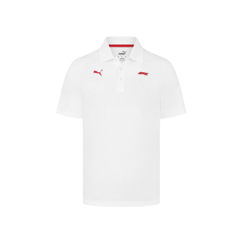 Formule 1 pánské polo tričko Small Logo white 2024