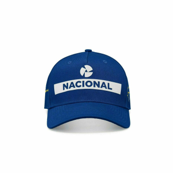 Ayrton Senna čepice baseballová kšiltovka Nacional blue 2024