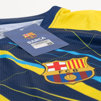 FC Barcelona dětský fotbalový dres Lined yellow