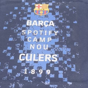 FC Barcelona pánské tričko Logos navy