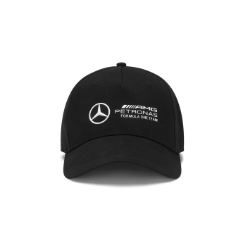 Mercedes AMG Petronas dětská čepice baseballová kšiltovka Large Logo black F1 Team 2024