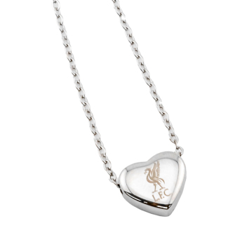 FC Liverpool řetízek na krk s přívěškem Stainless Steel Heart Necklace