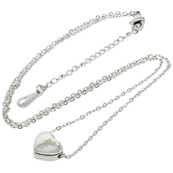 FC Liverpool řetízek na krk s přívěškem Stainless Steel Heart Necklace