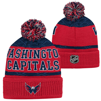 Washington Capitals dětská zimní čepice puck pattern cuffed