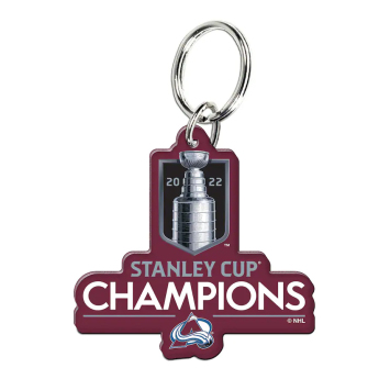 Colorado Avalanche přívěšek na klíče 2022 Stanley Cup Champions Premium Acrylic
