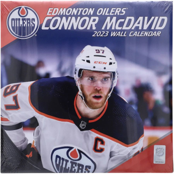 Edmonton Oilers kalendář Connor McDavid #97 2023 Wall Calendar