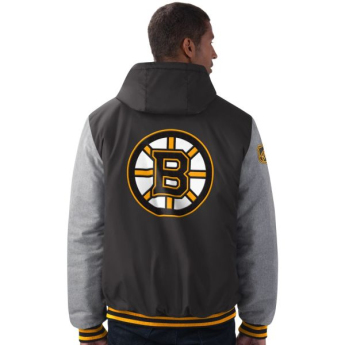 Boston Bruins pánská bunda Cold Front Polyfilled Padded Jacket w. Hood