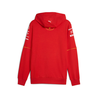 Ferrari pánská mikina s kapucí Driver Hoody red F1 Team 2024