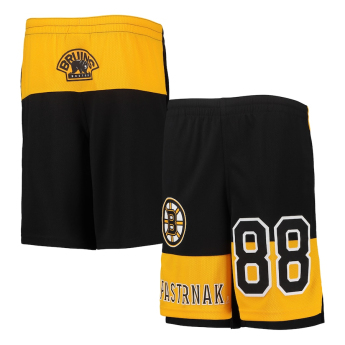 Boston Bruins dětské kraťasy David Pastrňák #88 Pandemonium Name & Number