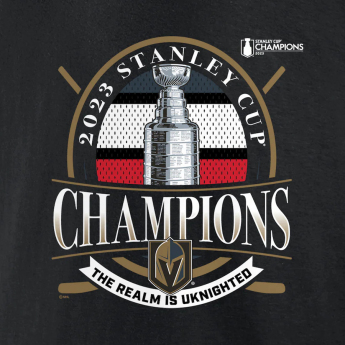 Vegas Golden Knights pánské tričko 2023 Stanley Cup Champions Rally Cry