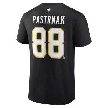 Boston Bruins pánské tričko 100th Anniversary Stack Logo Name & Number
