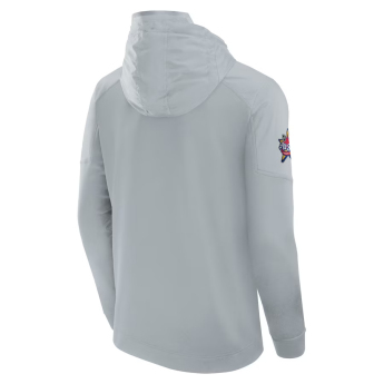 NHL produkty pánská mikina s kapucí 2024 NHL All-Star Game Authentic Pro Tech Fleece Gray