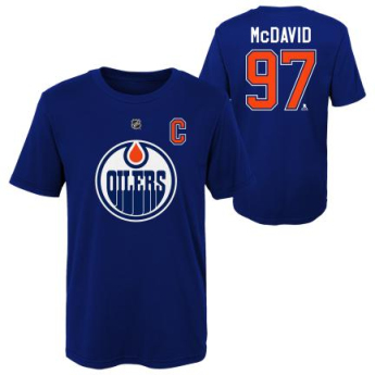 Edmonton Oilers dětské tričko Connor McDavid Captains Name and Number navy
