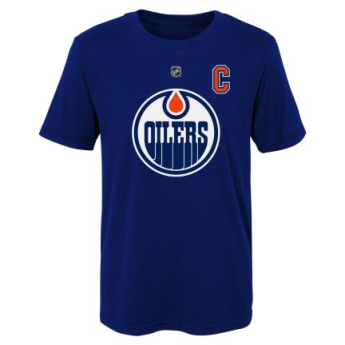 Edmonton Oilers dětské tričko Connor McDavid Captains Name and Number navy