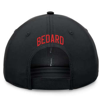 Chicago Blackhawks čepice baseballová kšiltovka Connor Bedard Branded Name & Number black