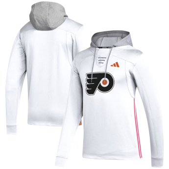 Philadelphia Flyers pánská mikina s kapucí Adidas Refresh Skate Lace white