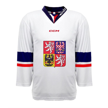 Hokejové reprezentace hokejový dres Czech Republic  2023/2024 CCM Fandres replica - white David Pastrňák #88