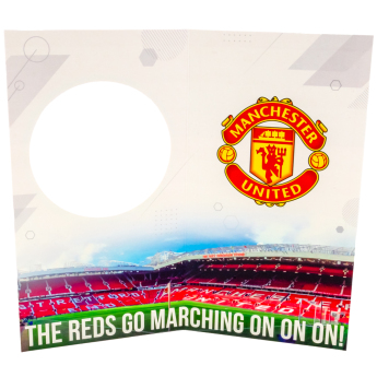 Manchester United narozeninové přání Glory Glory Birthday Card