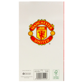 Manchester United narozeninové přání Dad Birthday Card