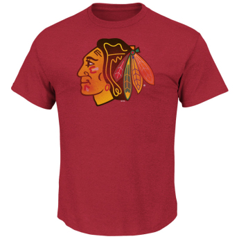 Chicago Blackhawks pánské tričko Pigment Dyed red