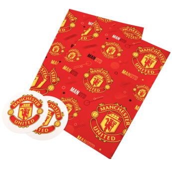 Manchester United balící papír Text Gift Wrap