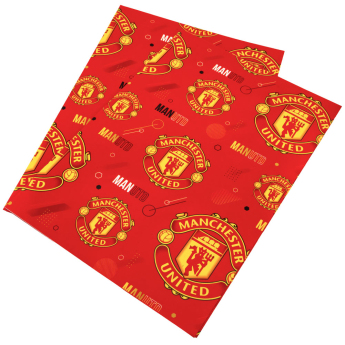 Manchester United balící papír Text Gift Wrap