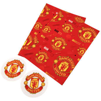 Manchester United balící papír Text Gift Wrap