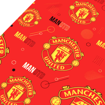 Manchester United balící papír Text Gift Wrap