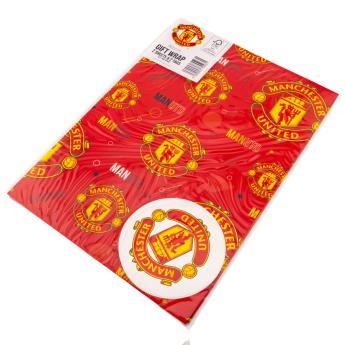 Manchester United balící papír Text Gift Wrap