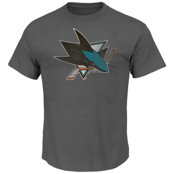 San Jose Sharks pánské tričko Pigment Dyed grey