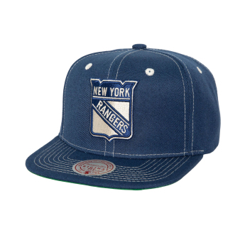 New York Rangers čepice flat kšiltovka Contrast Natural Snapback Vintage