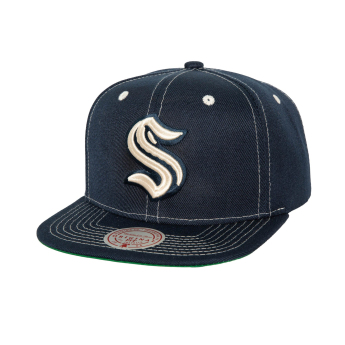 Seattle Kraken čepice flat kšiltovka Contrast Natural Snapback Vintage