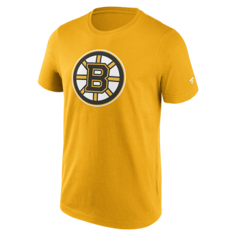 Boston Bruins pánské tričko Primary Logo Graphic T-Shirt Yellow Gold