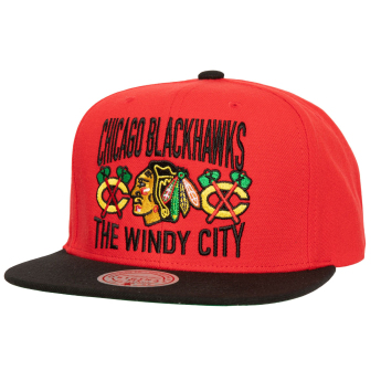 Chicago Blackhawks čepice flat kšiltovka City Love Snapback Vintage