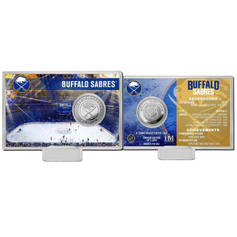 Buffalo Sabres sběratelská mince History Silver Coin Card Limited Edition od 5000
