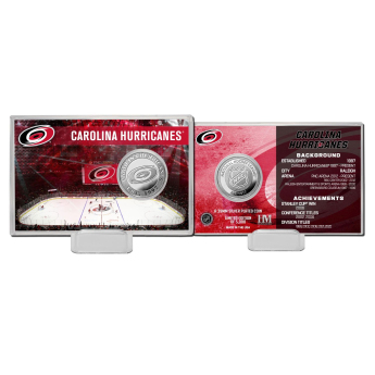 Carolina Hurricanes sběratelská mince History Silver Coin Card Limited Edition od 5000