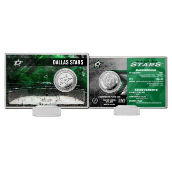 Dallas Stars sběratelská mince History Silver Coin Card Limited Edition od 5000