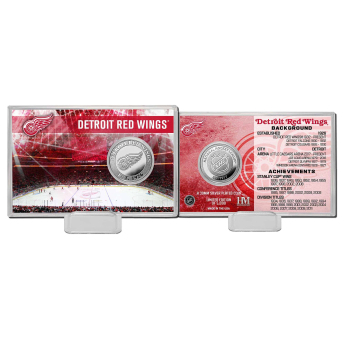 Detroit Red Wings sběratelská mince History Silver Coin Card Limited Edition od 5000